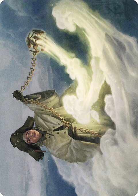 Traveling Minister Art Card (Gold-Stamped Signature) [Innistrad: Crimson Vow Art Series]