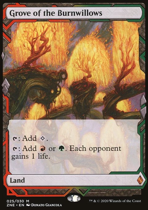 Grove of the Burnwillows (Expeditions) [Zendikar Rising Expeditions]