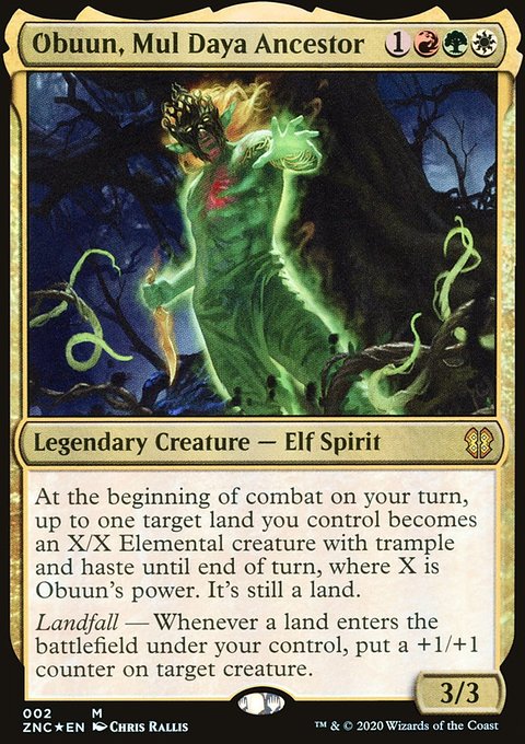 Obuun, Mul Daya Ancestor [Zendikar Rising Commander]