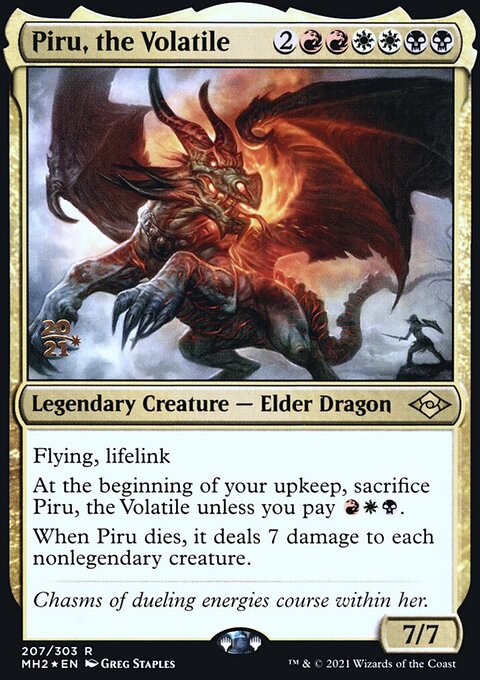 Piru, the Volatile [Modern Horizons 2 Prerelease Promos]