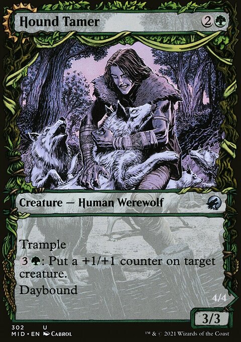 Hound Tamer // Untamed Pup (Showcase Equinox) [Innistrad: Midnight Hunt]