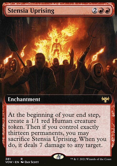 Stensia Uprising (Extended Art) [Innistrad: Crimson Vow]
