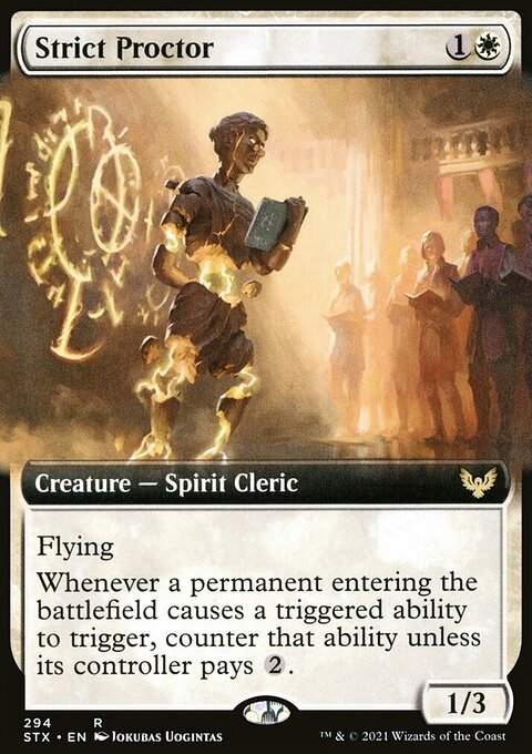 Strict Proctor (Extended Art) [Strixhaven: School of Mages]