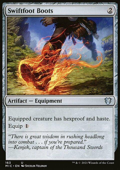 Swiftfoot Boots [Innistrad: Midnight Hunt Commander]