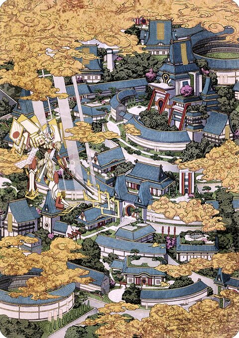 Plains 2 Art Card [Kamigawa: Neon Dynasty Art Series]