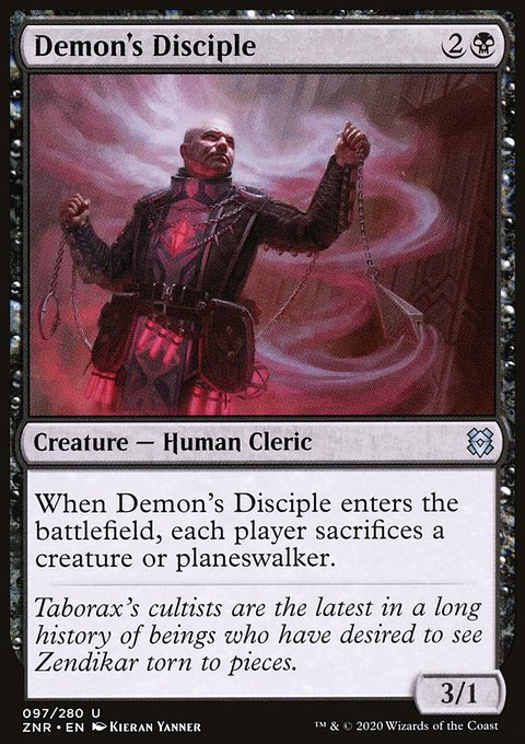 Demon's Disciple [Zendikar Rising]