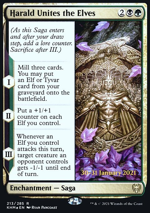 Harald Unites the Elves [Kaldheim Prerelease Promos]