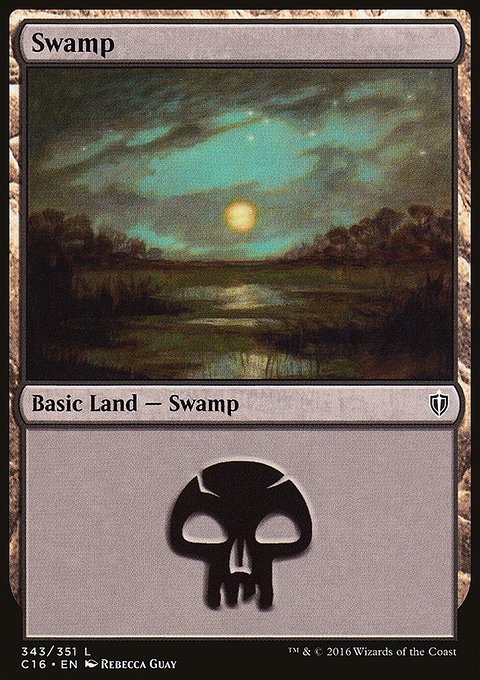 Swamp (343) [Commander 2016]