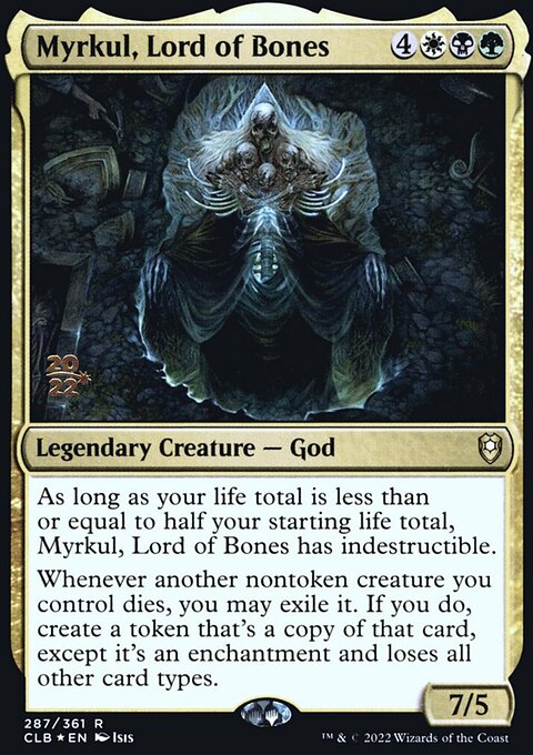 Myrkul, Lord of Bones [Commander Legends: Battle for Baldur's Gate Prerelease Promos]