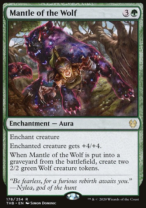 Mantle of the Wolf [Theros Beyond Death Prerelease Promos]