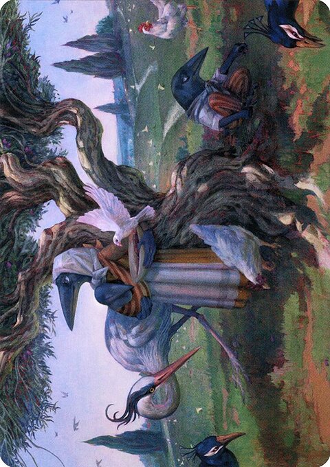 Kindred Discovery Art Card (Gold-Stamped Signature) [Commander Legends: Battle for Baldur's Gate Art Series]