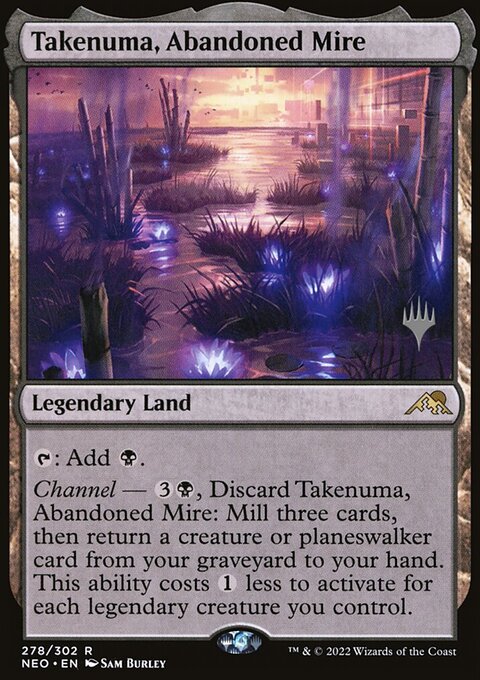 Takenuma, Abandoned Mire (Promo Pack) [Kamigawa: Neon Dynasty Promos]