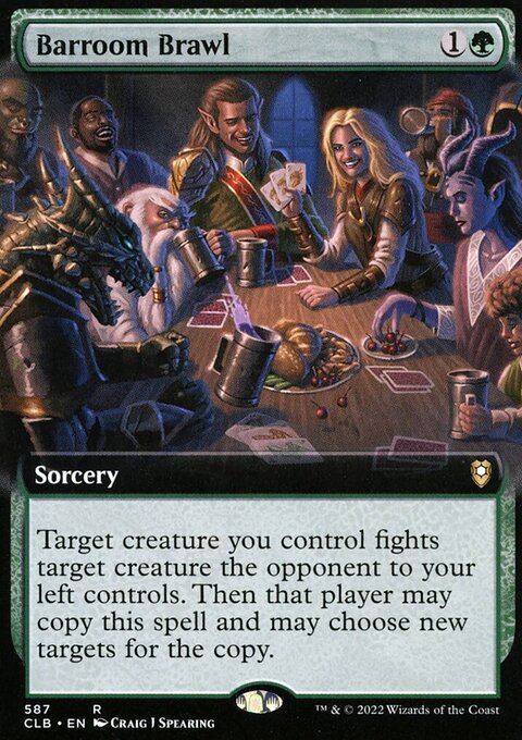 Barroom Brawl (Extended Art) [Commander Legends: Battle for Baldur's Gate]