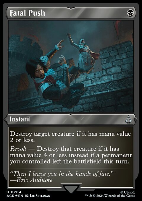 Fatal Push (Foil Etched) [Assassin's Creed]