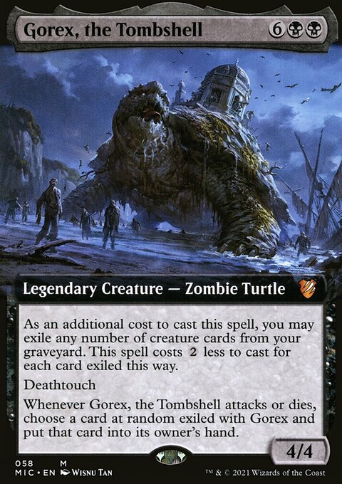 Gorex, the Tombshell (Extended Art) [Innistrad: Midnight Hunt Commander]