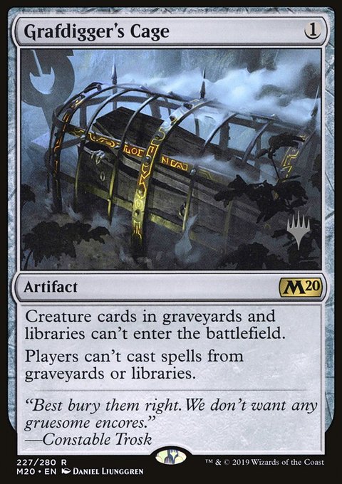 Grafdigger's Cage (Promo Pack) [Core Set 2020 Promos]