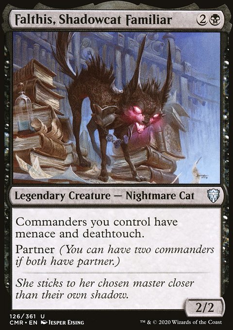 Falthis, Shadowcat Familiar [Commander Legends]