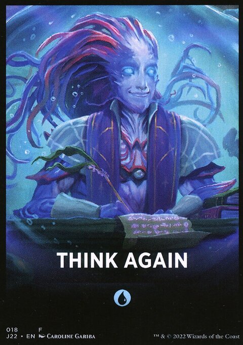 Think Again Theme Card [Jumpstart 2022 Front Cards]