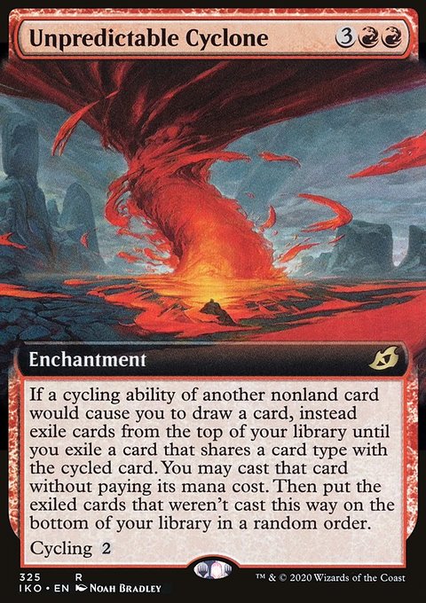 Unpredictable Cyclone (Extended Art) [Ikoria: Lair of Behemoths]