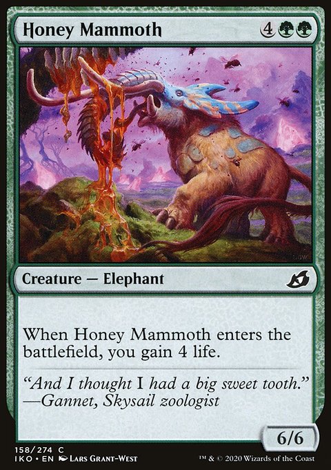 Honey Mammoth [Ikoria: Lair of Behemoths]