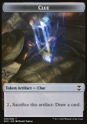 Clue // Copy Double-Sided Token [Streets of New Capenna Commander Tokens]