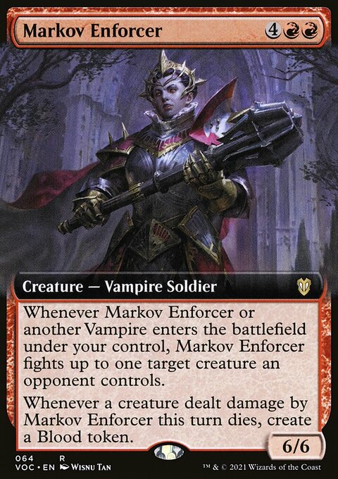 Markov Enforcer (Extended Art) [Innistrad: Crimson Vow Commander]