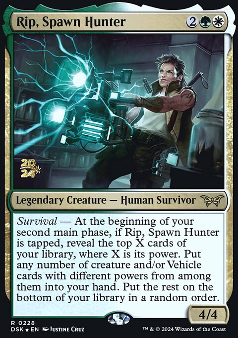 Rip, Spawn Hunter [Duskmourn: House of Horror Prerelease Promos]