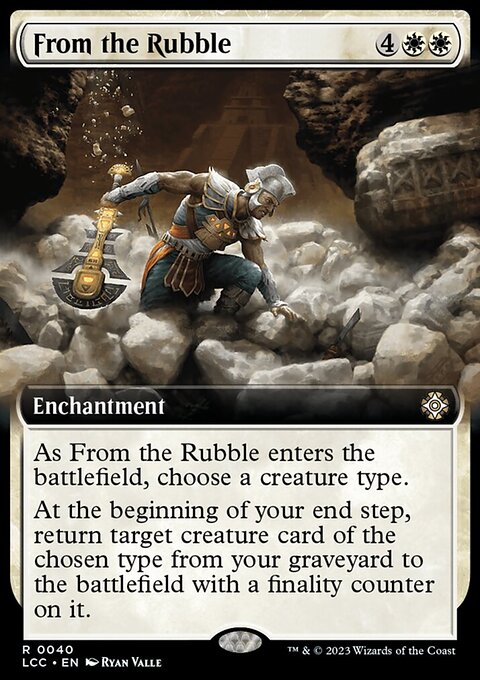From the Rubble (Extended Art) [The Lost Caverns of Ixalan Commander]