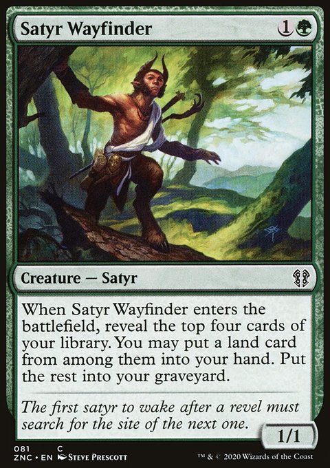 Satyr Wayfinder [Zendikar Rising Commander]