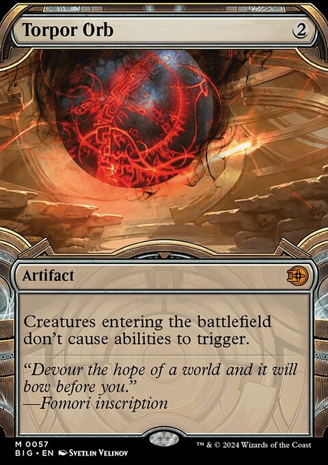 Torpor Orb (Showcase) [Outlaws of Thunder Junction: The Big Score]