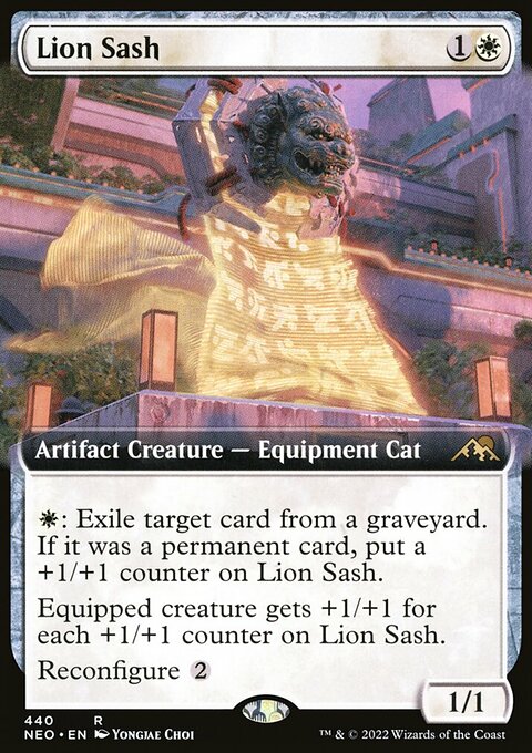 Lion Sash (Extended Art) [Kamigawa: Neon Dynasty]