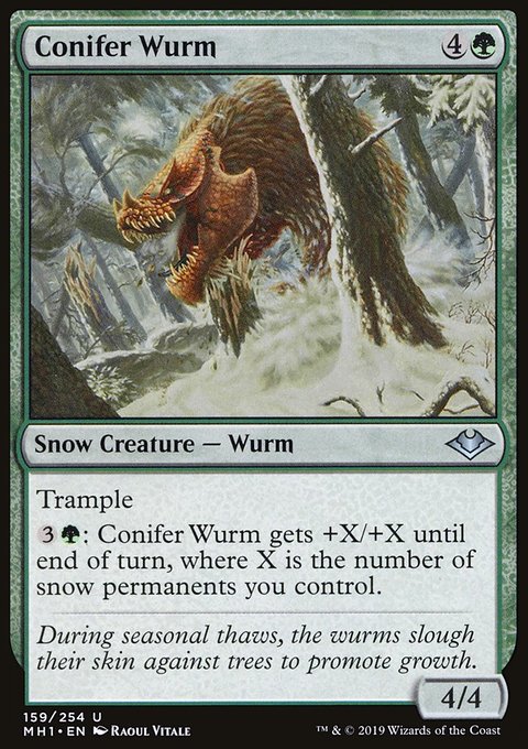 Conifer Wurm [Modern Horizons]