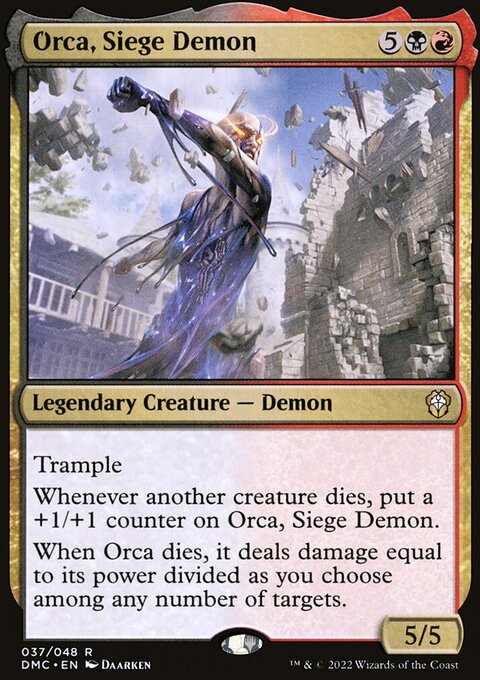 Orca, Siege Demon [Dominaria United Commander]