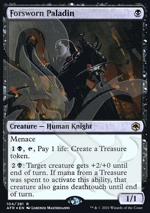 Forsworn Paladin (Ampersand Promo) [Dungeons & Dragons: Adventures in the Forgotten Realms Promos]