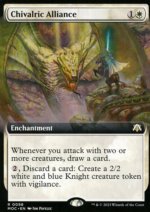 Chivalric Alliance (Extended Art) [March of the Machine Commander]
