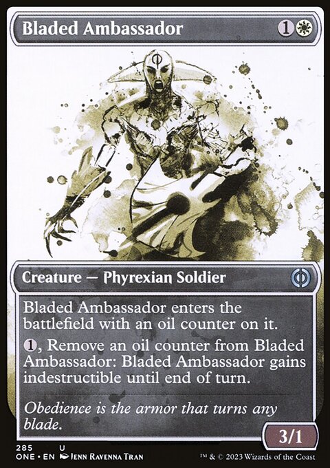 Bladed Ambassador (Showcase Ichor) [Phyrexia: All Will Be One]
