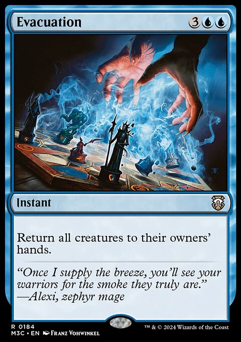Evacuation (Ripple Foil) [Modern Horizons 3 Commander]