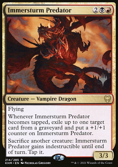 Immersturm Predator (Promo Pack) [Kaldheim Promos]