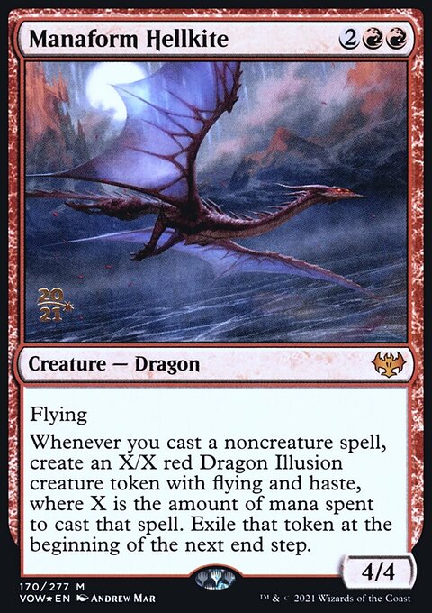 Manaform Hellkite [Innistrad: Crimson Vow Prerelease Promos]