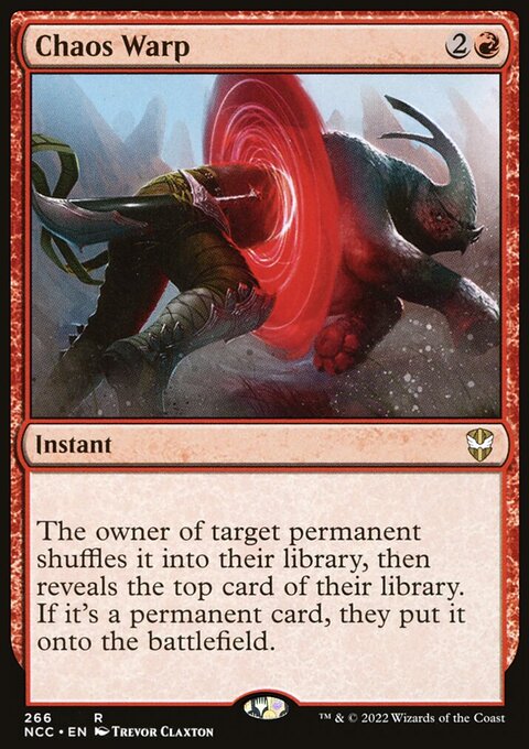 Chaos Warp [Streets of New Capenna Commander]