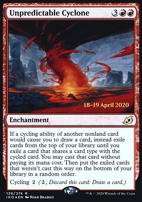 Unpredictable Cyclone [Ikoria: Lair of Behemoths Prerelease Promos]
