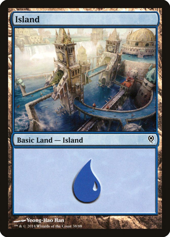 Island (38) [Duel Decks: Jace vs. Vraska]