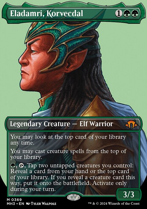 Eladamri, Korvecdal (Borderless) [Modern Horizons 3]