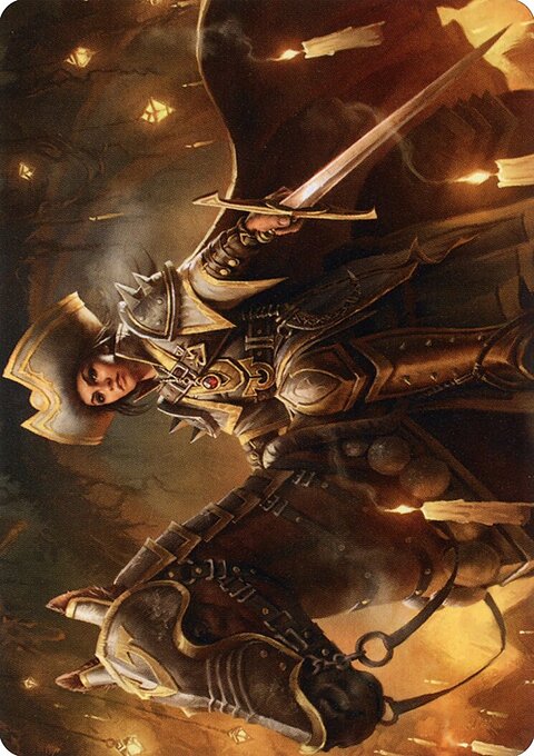 Seasoned Cathar Art Card [Innistrad: Midnight Hunt Art Series]