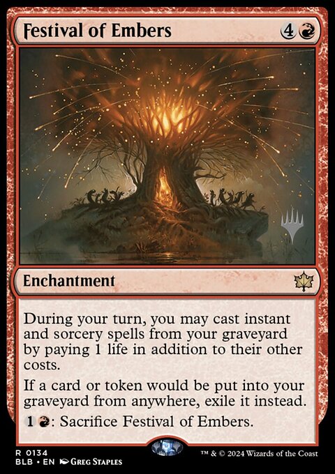Festival of Embers [Bloomburrow Prerelease Promos]