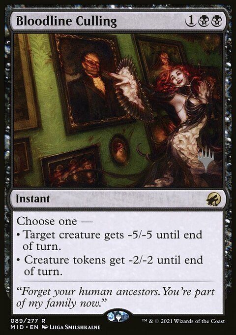 Bloodline Culling (Promo Pack) [Innistrad: Midnight Hunt Promos]