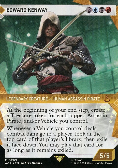 Edward Kenway (Showcase) (Textured Foil) [Assassin's Creed]