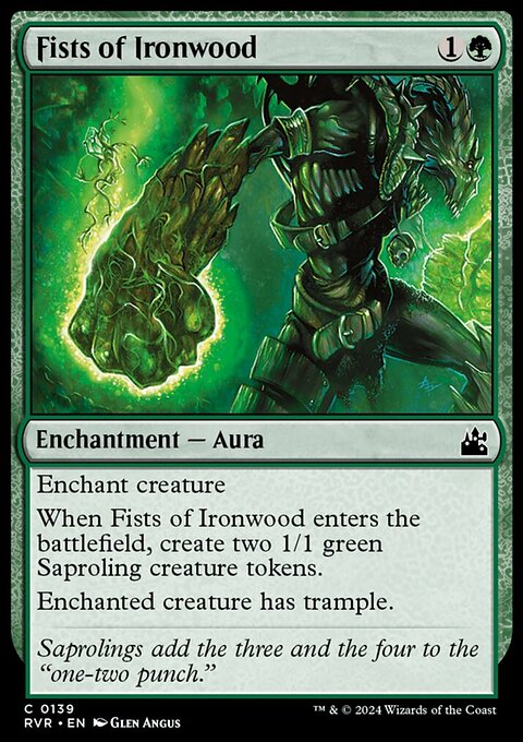 Fists of Ironwood [Ravnica Remastered]