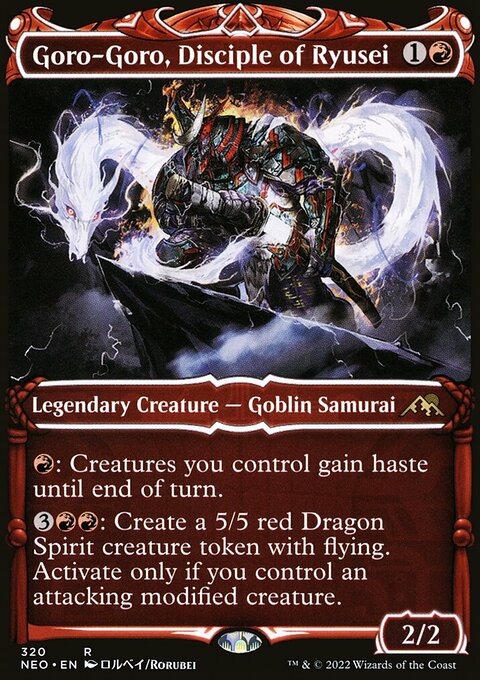 Goro-Goro, Disciple of Ryusei (Showcase Samurai) [Kamigawa: Neon Dynasty]