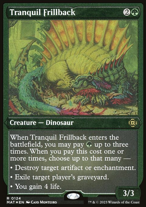 Tranquil Frillback (Foil Etched) [March of the Machine: The Aftermath]